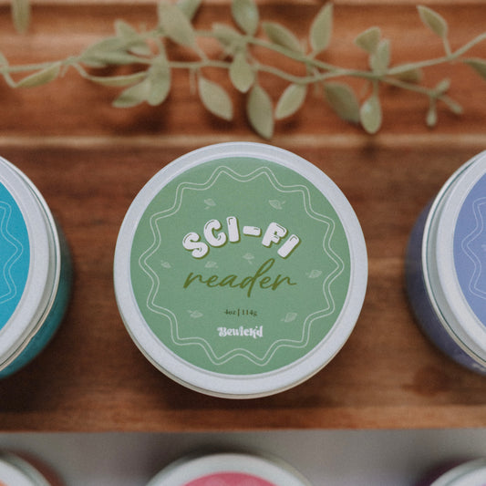 Sci-Fi Reader 4oz Candle
