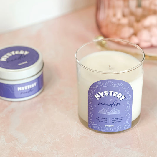 Mystery Reader Candle