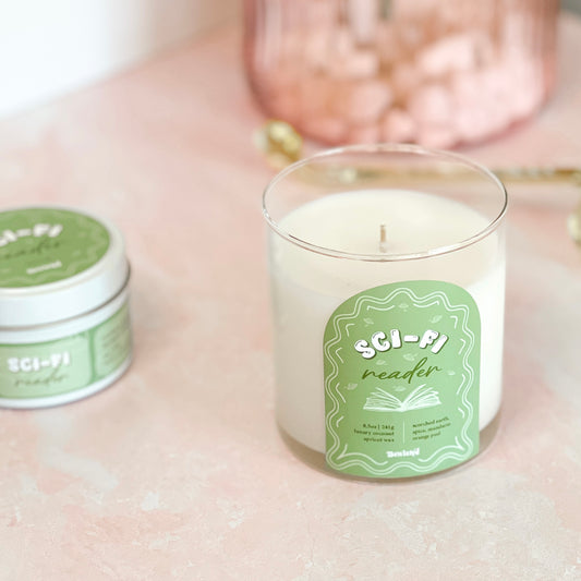 Sci-Fi Reader Candle