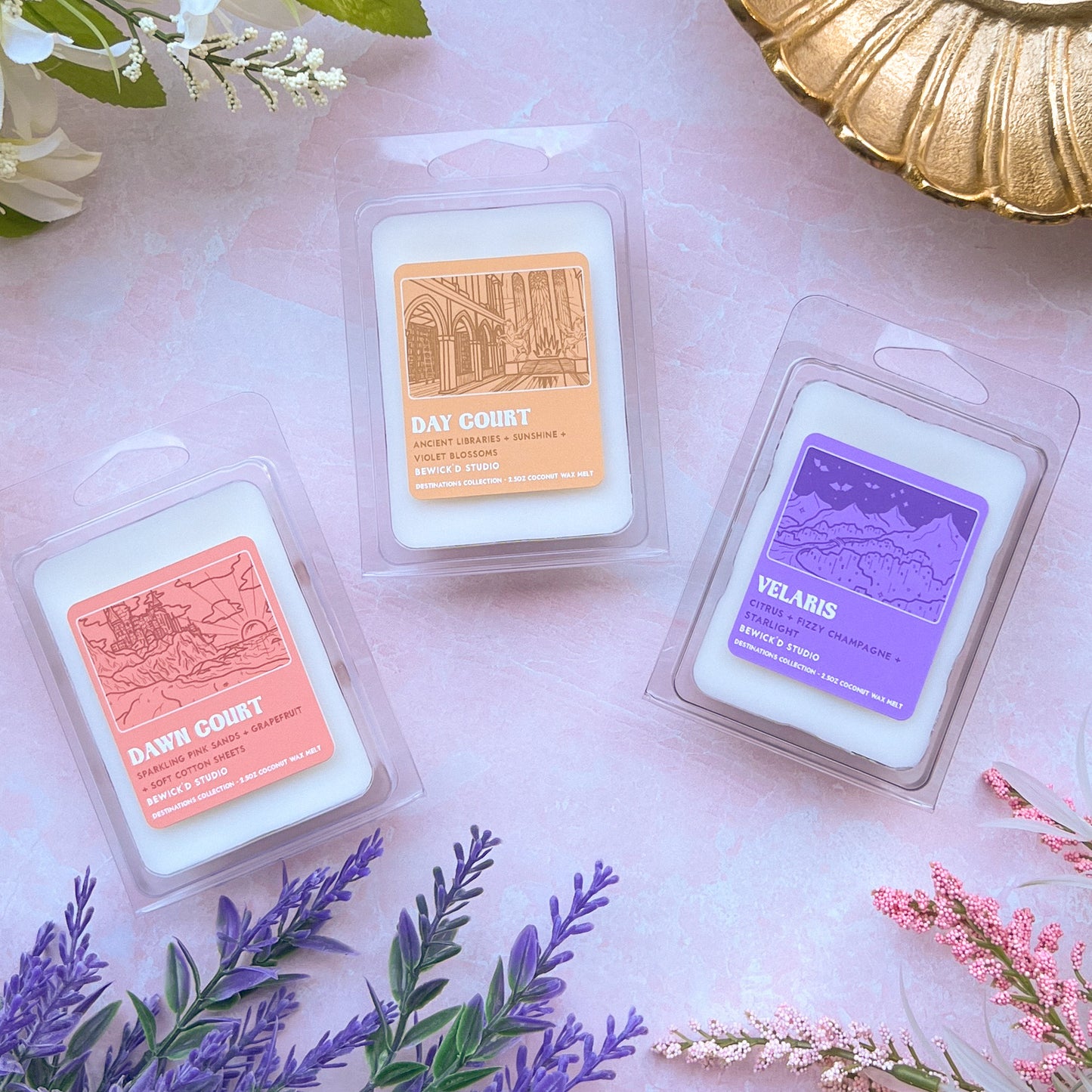 SOLAR COURTS BUNDLE - A Court of Thorns and Roses inspired Wax Melts