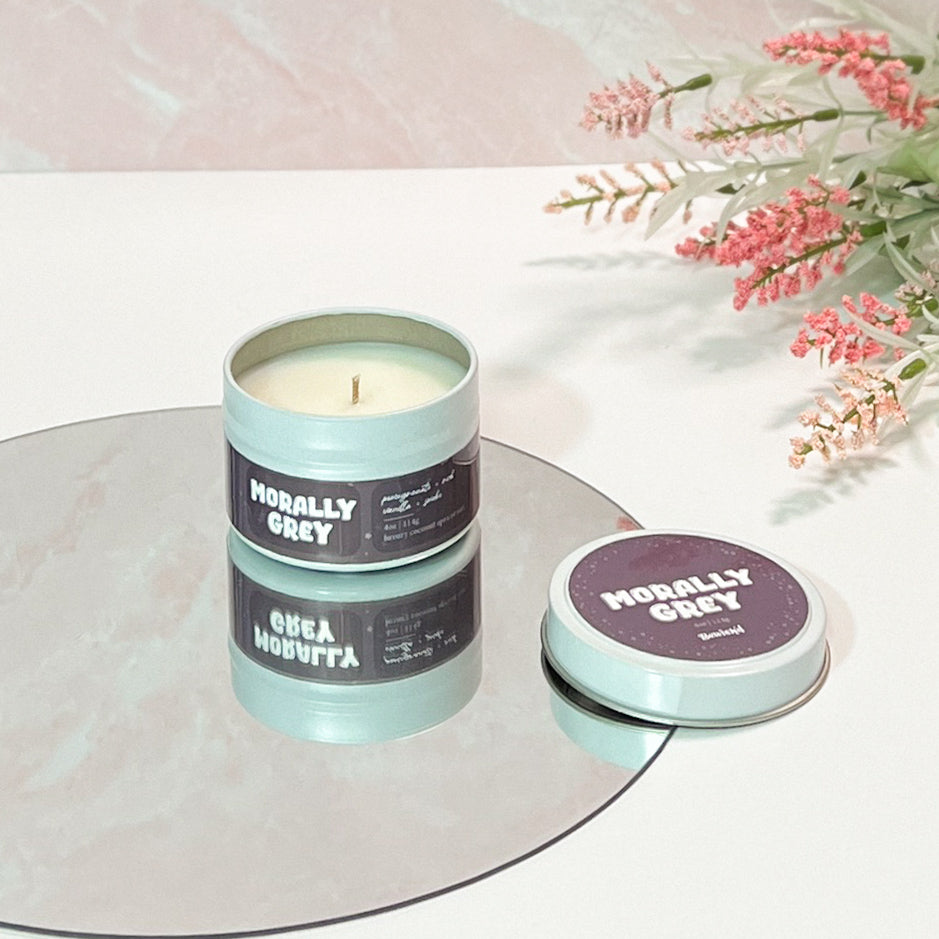 MORALLY GREY - 4oz Book-Inspired Candle