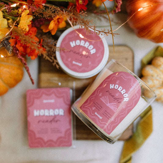 Horror Reader Candle
