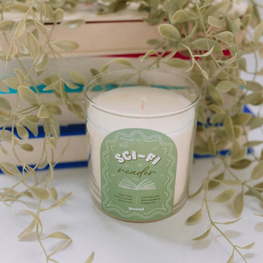 Sci-Fi Reader Candle