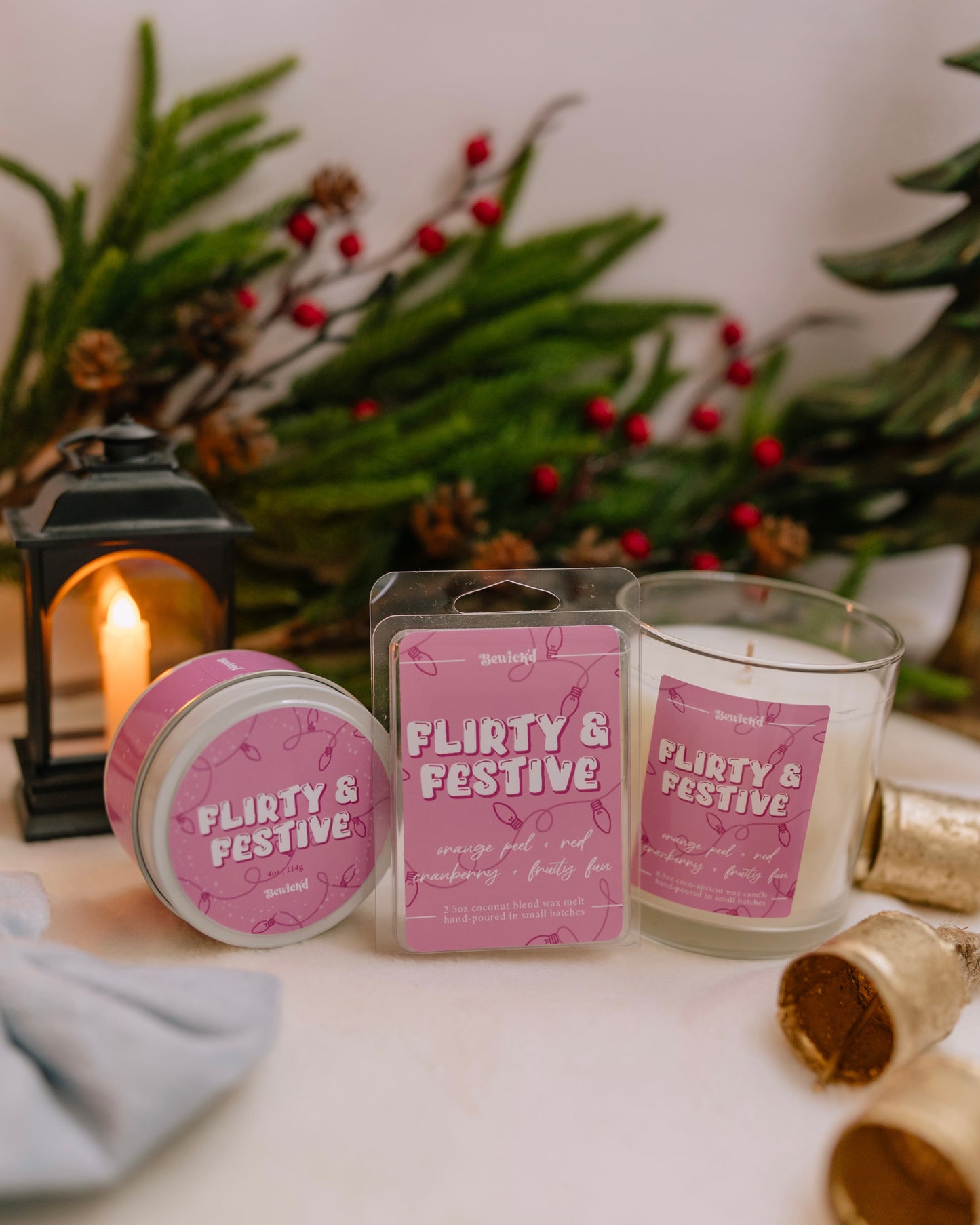 Flirty & Festive 4oz Candle