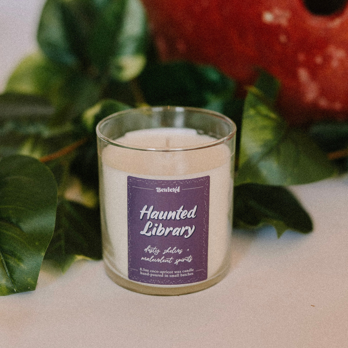 Haunted Library Candle