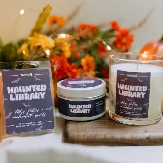 Haunted Library Candle