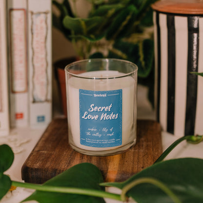 Secret Love Notes 8.5oz Candle