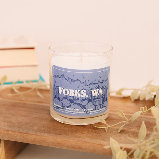 Forks, WA Candle