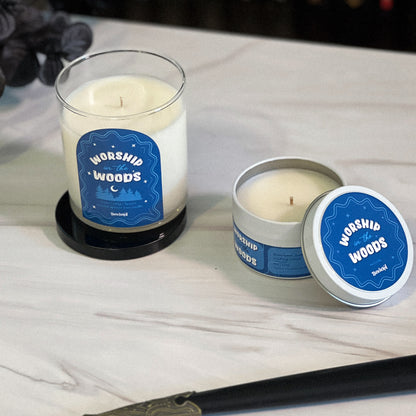 WORSHIP IN THE WOODS - Book-Inspired Candle