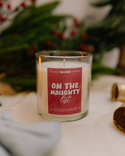 On Santa's List 8.5oz Candle