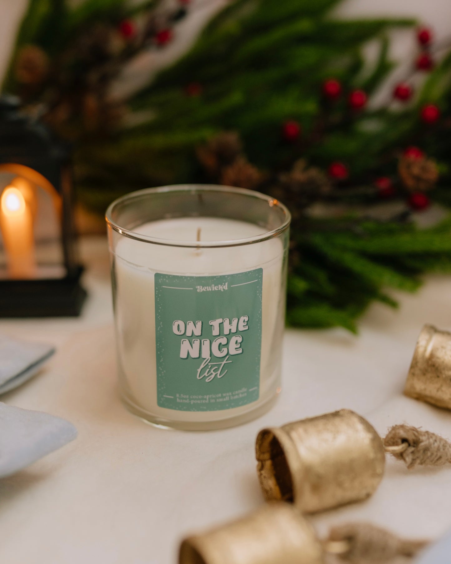 On Santa's List 8.5oz Candle