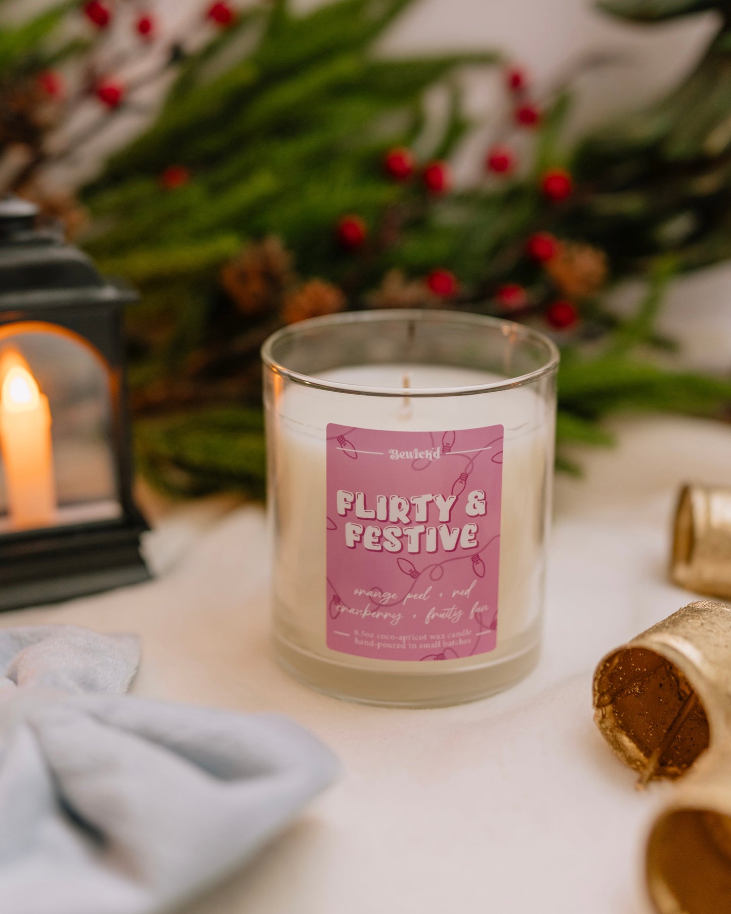 Flirty & Festive 8.5oz Candle