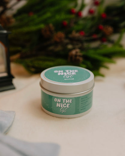 On Santa's List 4oz Candle