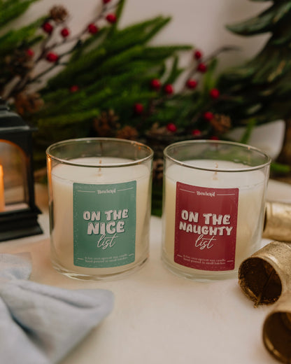 On Santa's List 8.5oz Candle