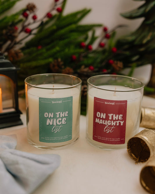 On Santa's List 8.5oz Candle